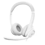 <span>Слушалки</span> Logitech H390 USB Computer Headset - OFF-WHITE - USB - N/A - EMEA-914 <span class='catalog-num-in-name'>981-001286</span> - 