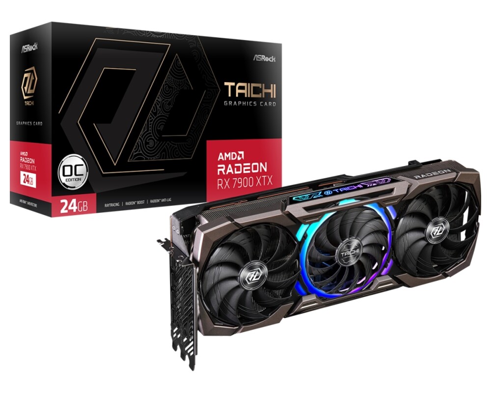 Видеокарта ASRock Radeon RX 7900 XTX Taichi OC 24GB GDDR6 7