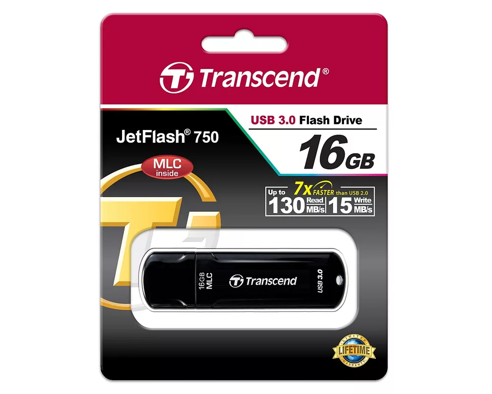Флаш памет Transcend 16GB JETFLASH 750 3