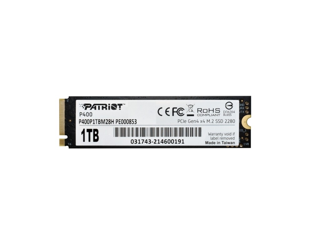 SSD Patriot P400 1TB M.2 2280 PCIE Gen4 x4
