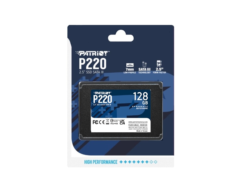 SSD Patriot P220 128GB SATA3 2.5 5