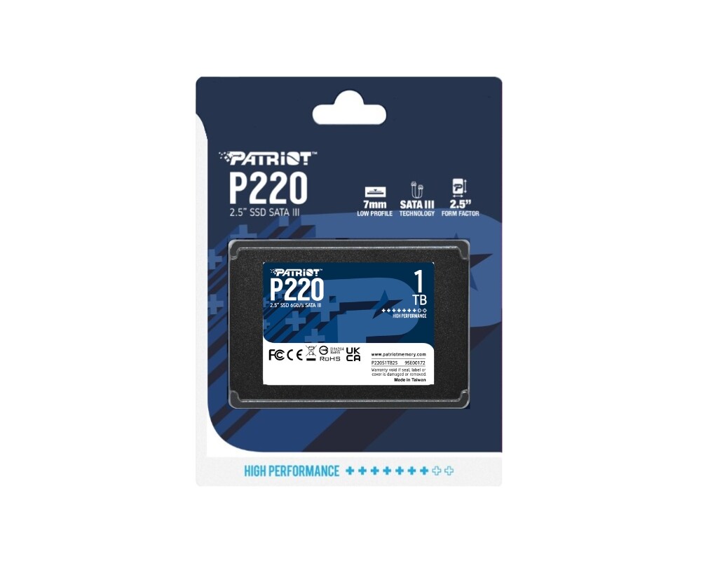 SSD Patriot P220 1TB SATA3 2.5 5