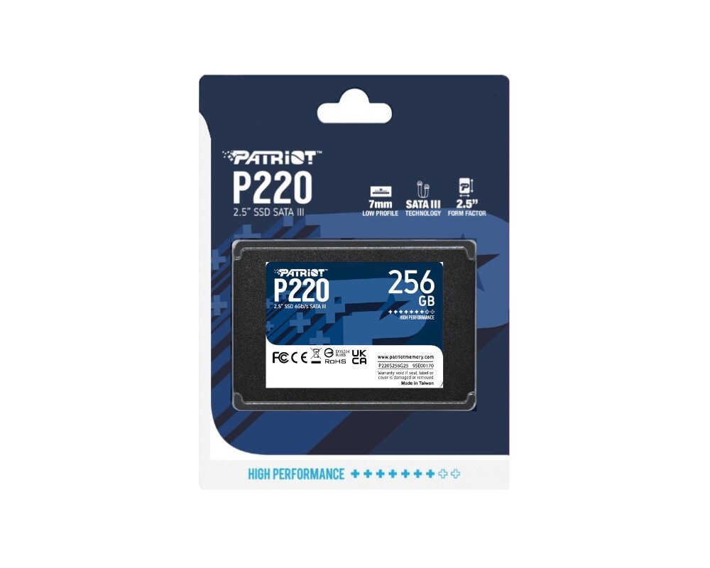 SSD Patriot P220 256GB SATA3 2.5 5