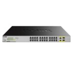 <span>Switch (Комутатор)</span> D-Link 24-Port Desktop Gigabit PoE + 2GE Combo Switch <span class='catalog-num-in-name'>DGS-1026MP</span> - 