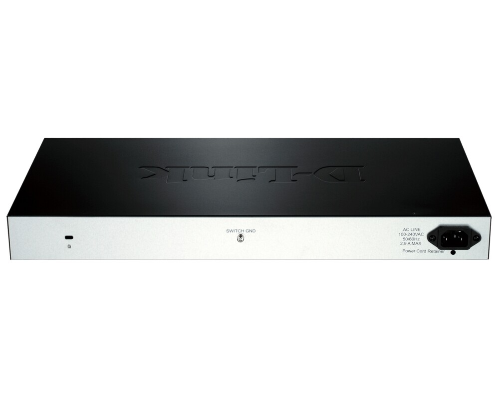 Switch (Комутатор) D-Link 24-port 10/100 PoE Smart Switch + 2 Combo 1000BaseT/SFP + 2 Gigabit 4