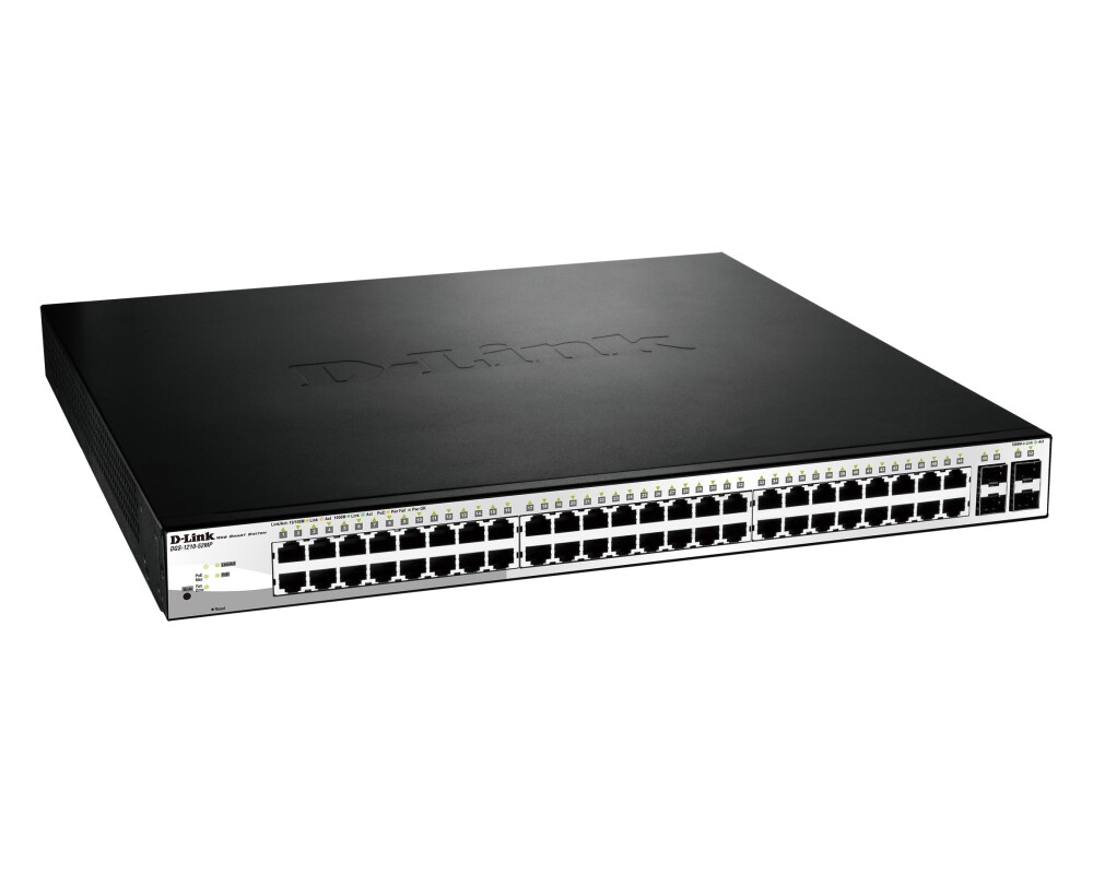 Switch (Комутатор) D-Link 52-Port PoE Gigabit Smart Switch 370W PoE 2