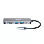 USB хъб D-Link 5-in-1 USB-C Hub with Card Reader 2