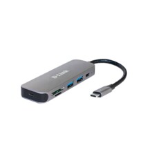  D-Link 5-in-1 USB-C Hub with Card Reader 638815 DUB-2325 на топ цена - PIC.bg
