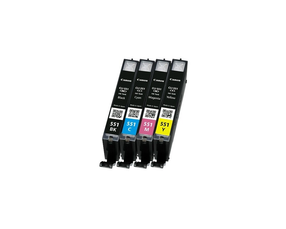 Мастило Canon CLI-551 CMYB Multipack 2