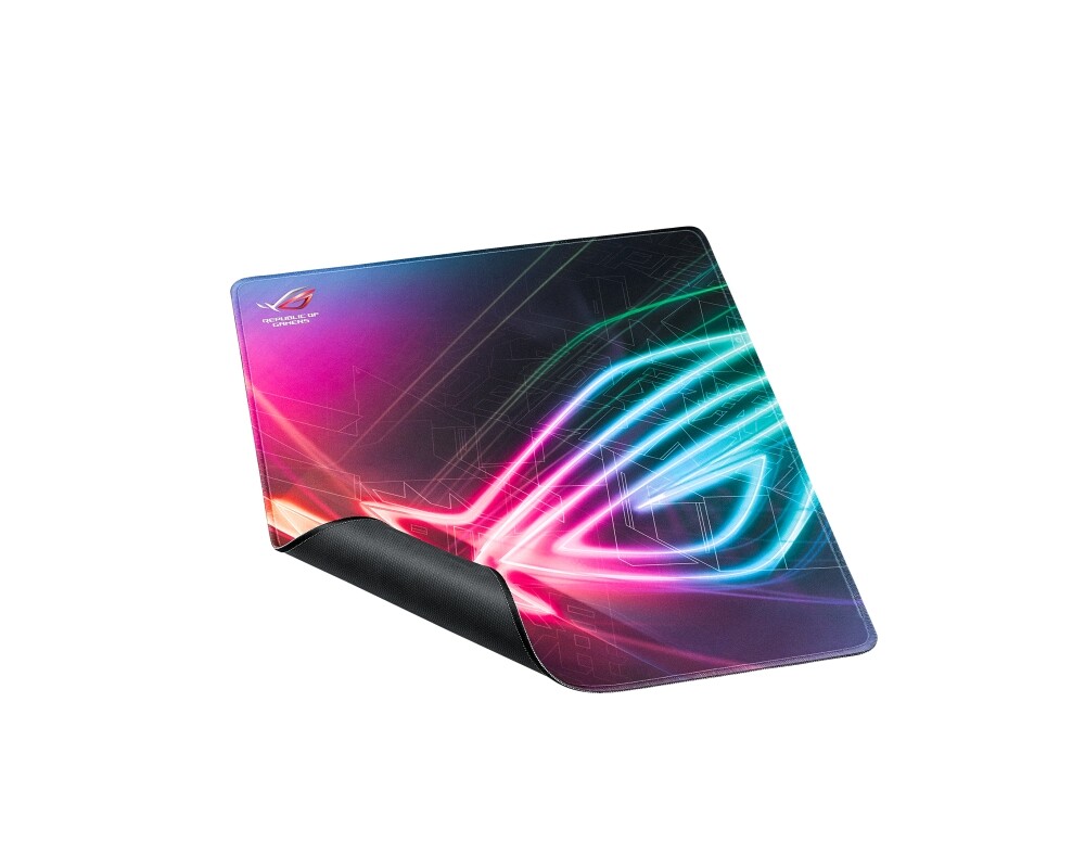 Пад за мишка ASUS ROG Strix Edge Vertical gaming mouse pad - gaming-optimized cloth surface - full-color anti-fray stitching and a non-slip base 10