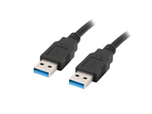  Lanberg USB-A M/M 3.0 cable 1m 645646 CA-USBA-30CU-0010-BK на топ цена - PIC.bg