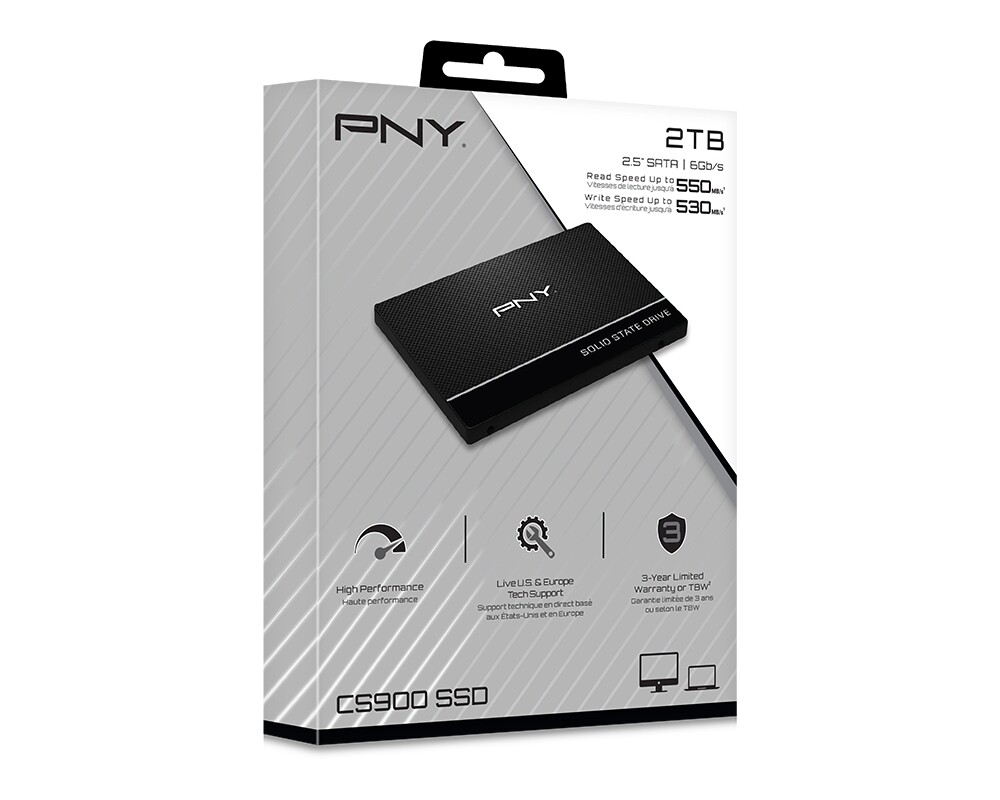 SSD PNY CS900 2.5'' SATA III 2TB SSD 3