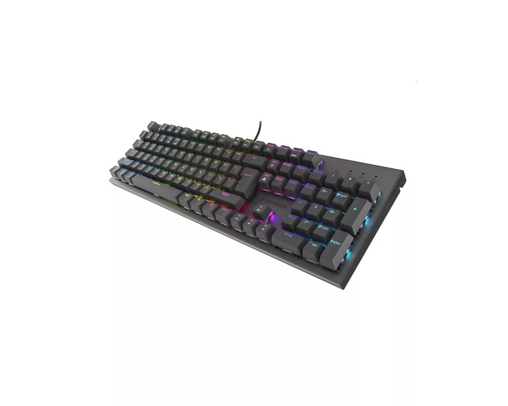 Клавиатура Genesis Mechanical Gaming Keyboard Thor 303 RGB Backlight Red Switch Hot Swap US Layout Black 2
