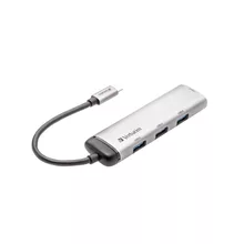  Verbatim USB-C Multiport Hub 4-Port USB 3.2 Gen 1 Type A 647905 49147 на топ цена - PIC.bg