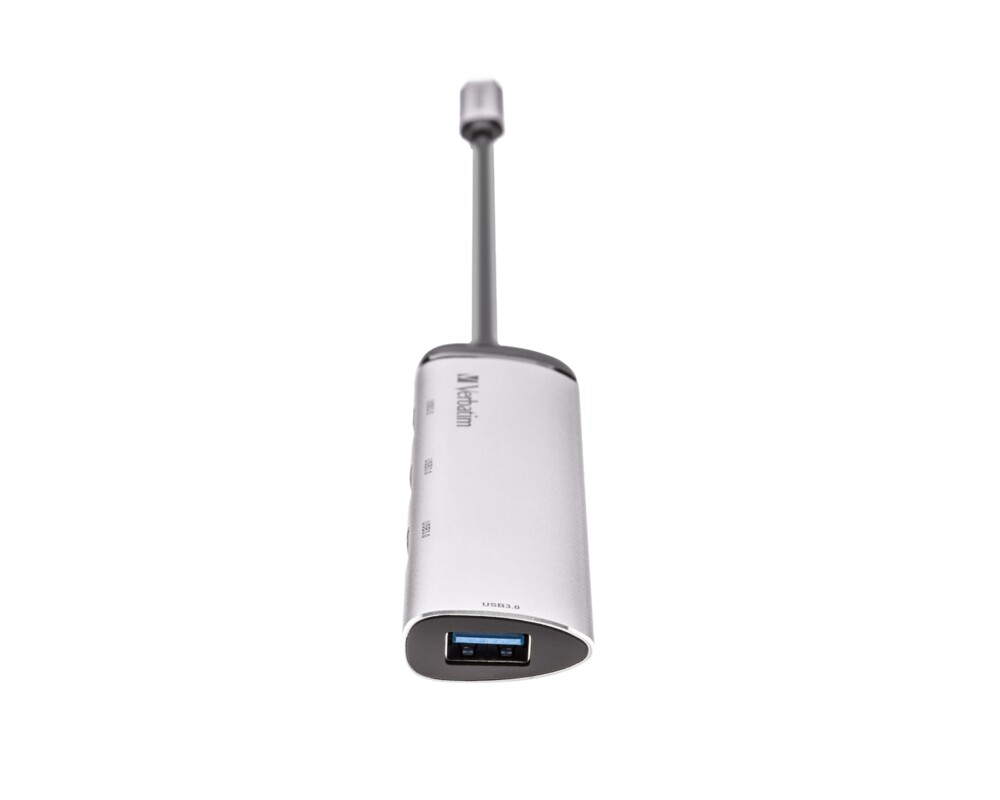 USB хъб Verbatim USB-C Multiport Hub 4-Port USB 3.2 Gen 1 Type A 3