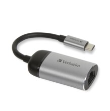  Verbatim USB-C to Gigabit Ethernet Adapter 10cm Cable 647907 49146 на топ цена - PIC.bg