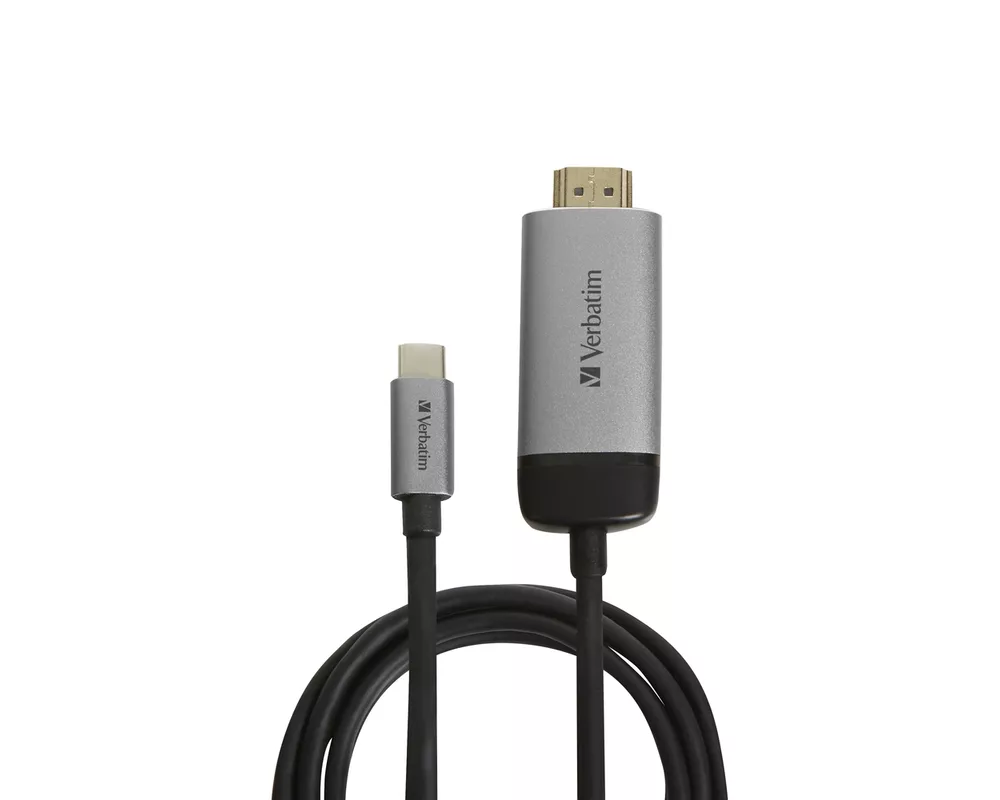 Адаптери Verbatim USB-C to HDMI Adapter - USB 3.1 Gen 1/HDMI 1.5m Cable 2