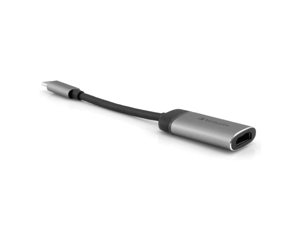 Адаптери Verbatim USB-C to HDMI 4K Adapter - USB 3.1 Gen 1/HDMI 10cm Cable 2