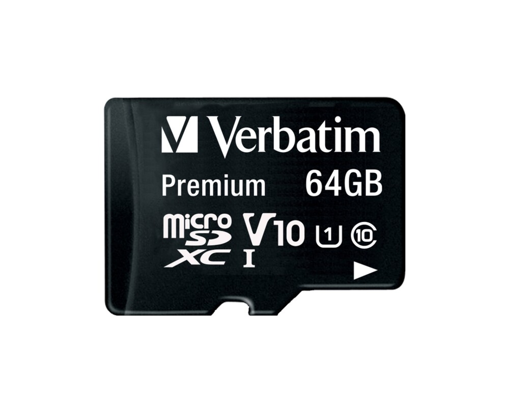 Флаш карта Verbatim micro SDXC 64GB Class 10 (Incl. Adaptor) 2