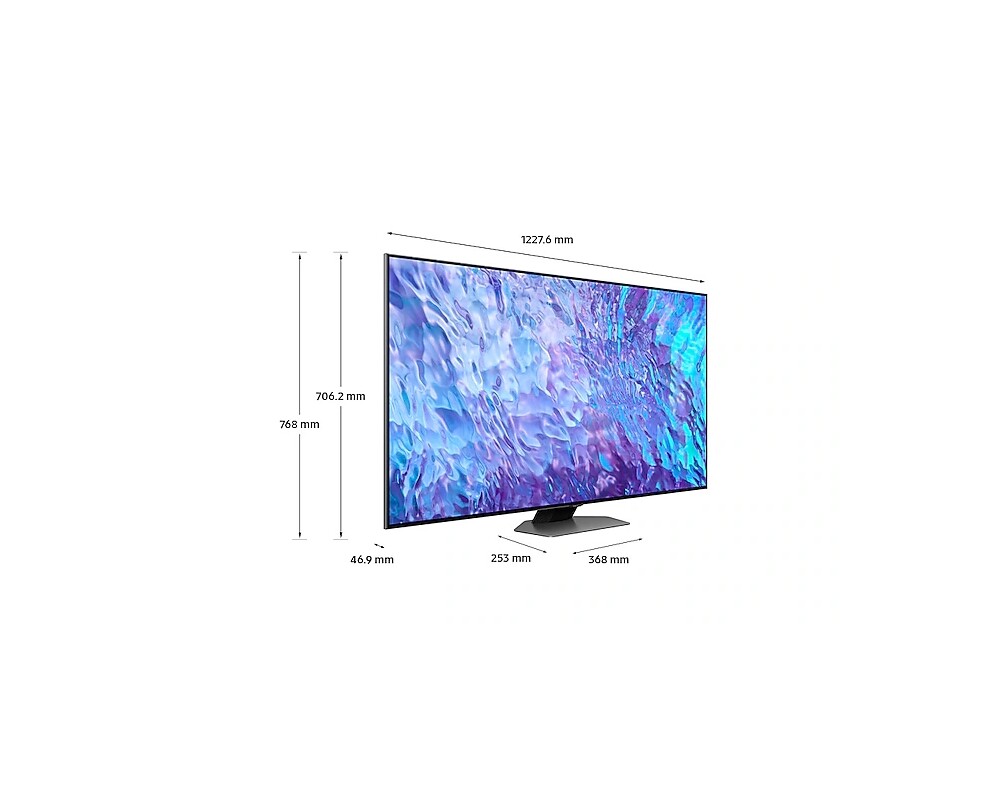 Телевизор Samsung 55'' 55Q80C 4K QLED  6
