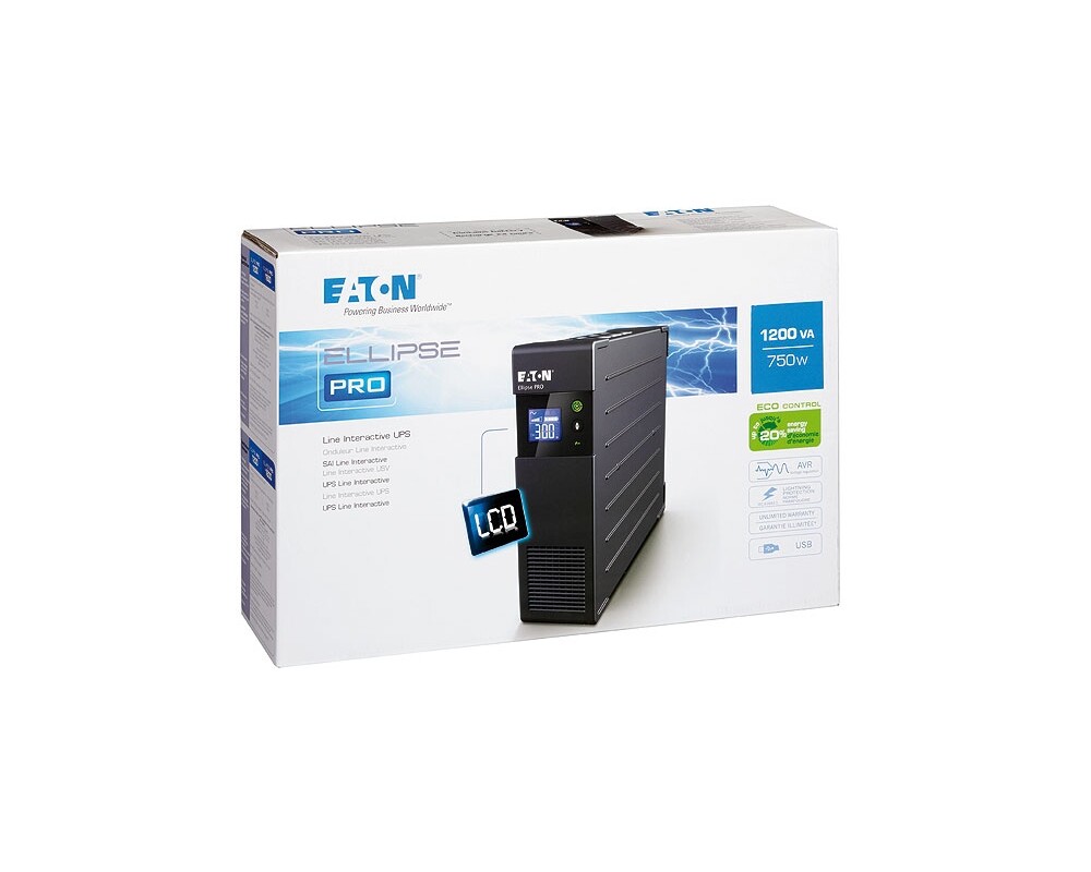 UPS EATON UPS Ellipse PRO 1200 USB DIN rack 5
