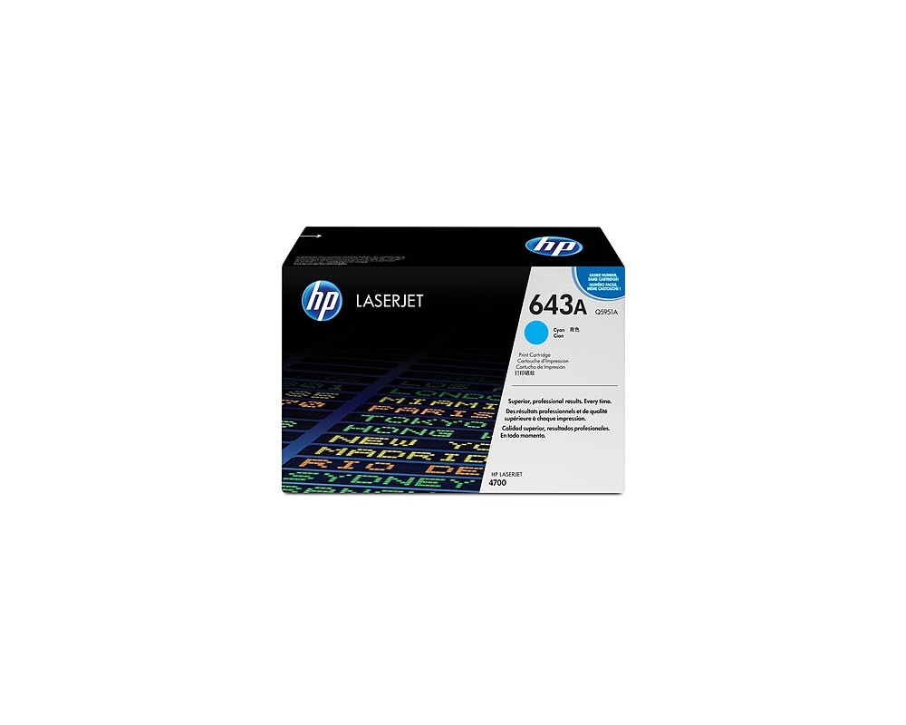 Тонер за принтер HP 643A original Colour LaserJet Toner cartridge Q5951A cyan standard capacity 10.000 pages 1-pack 2