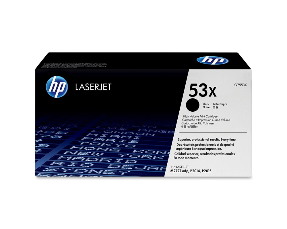 Тонер за принтер HP 53X original LaserJet Toner cartridge Q7553X black standard capacity 7.000 pages 1-pack 2