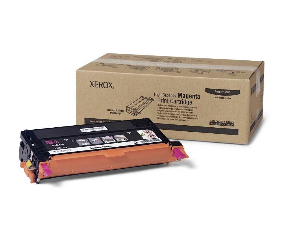 Тонер за принтер Xerox Phaser 6180 Magenta High capacity print cartridge 2