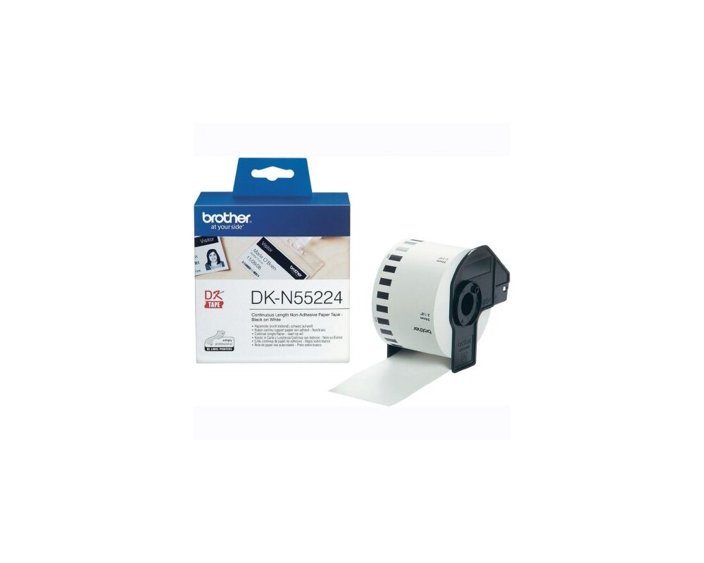 Хартия BROTHER DKN55224 paper roll endless withe 30 48m non-adhesive 4