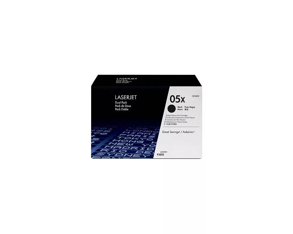 Тонер за принтер HP original LaserJet Toner cartridge CE505X black high capacity 6.500 pages 1-pack Smart Printing Technology 2