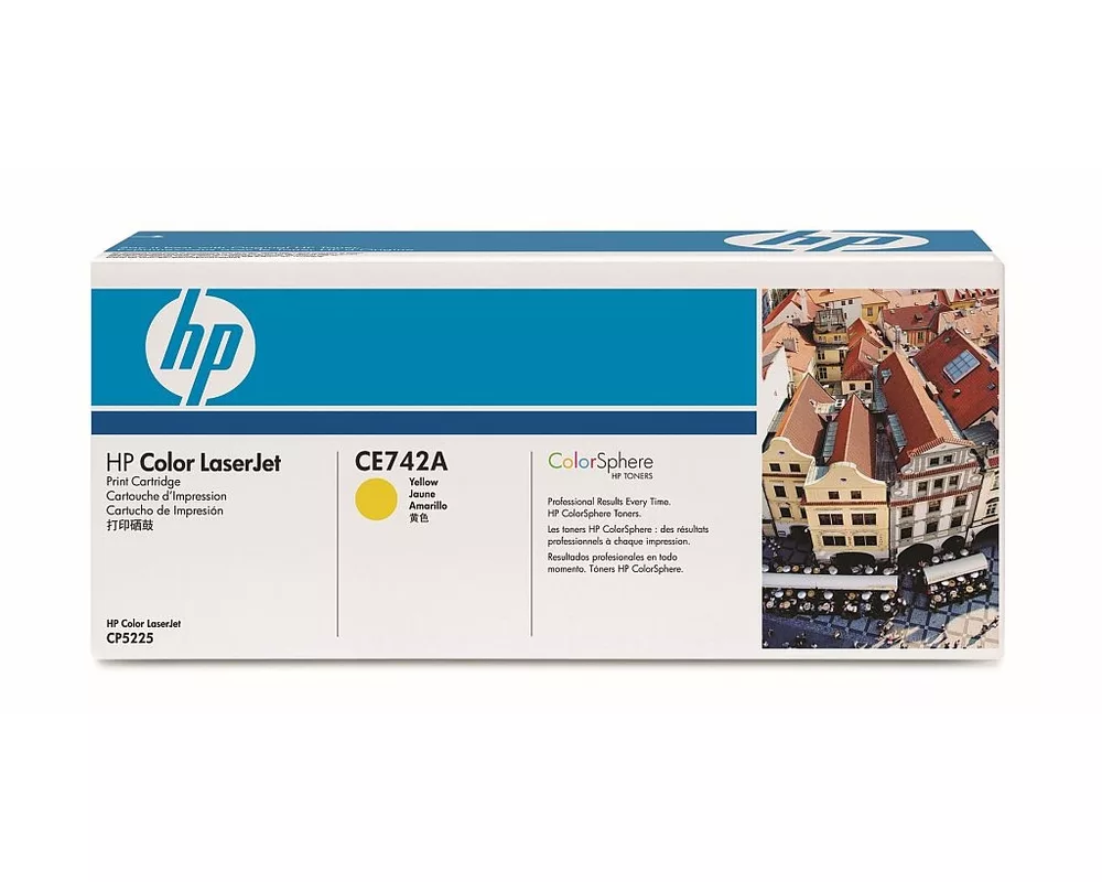 Тонер за принтер HP original Colour LaserJet CE742A Toner cartridge yellow standard capacity 7.300 pages 1-pack 2
