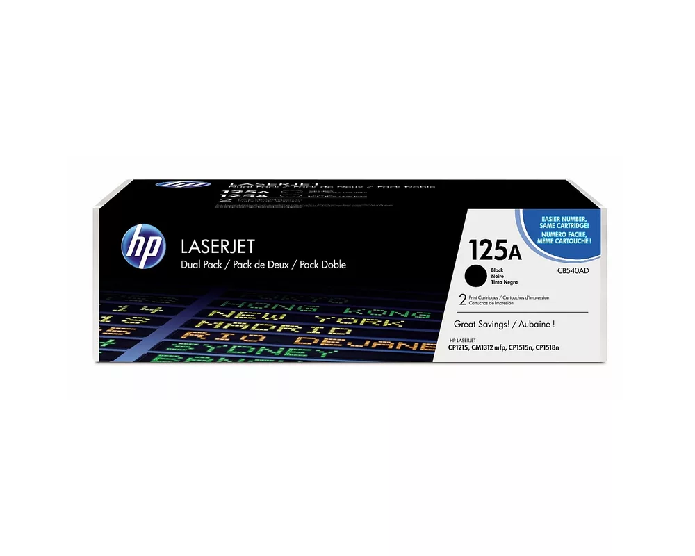 Тонер за принтер HP 125A original Toner cartridge CB540AD black standard capacity 2 x 2.200 pages 2-pack 3