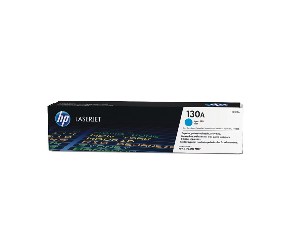 Тонер за принтер HP 130A original Toner cartridge CF351A cyan standard capacity 1.000 pages 1-pack 2