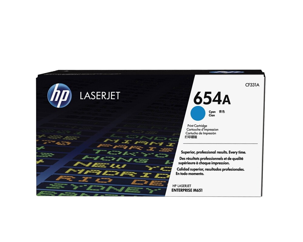 Тонер за принтер HP 654A original Toner cartridge CF331A cyan standard capacity 15.000 pages 1-pack 3