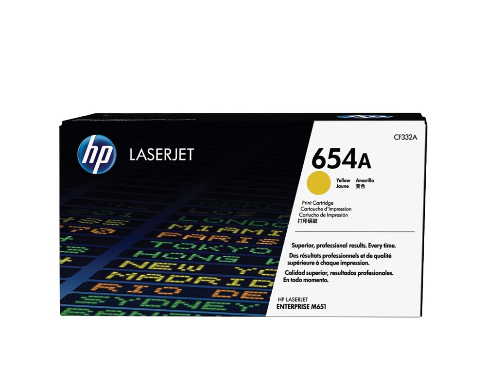 Тонер за принтер HP 654A original Toner cartridge CF332A yellow standard capacity 15.000 pages 1-pack 3