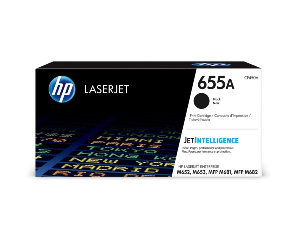 Тонер за принтер HP 655A original LaserJet Toner cartridge CF450A Black 3