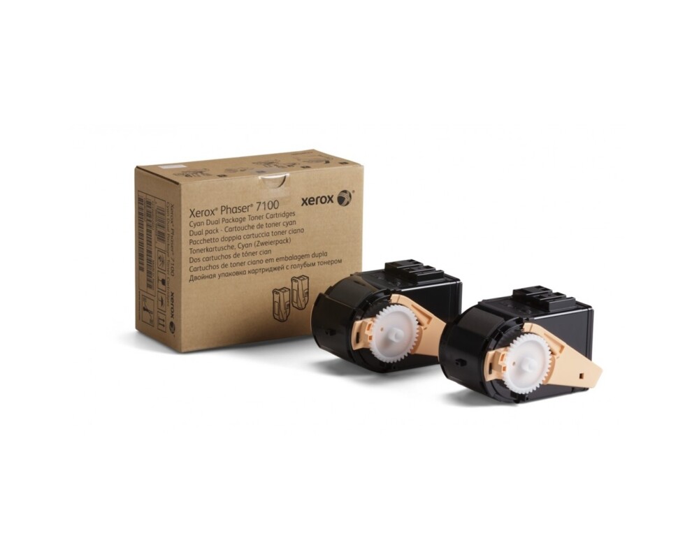 Тонер за принтер Xerox Phaser 7100 Cyan Dual Package Toner 2