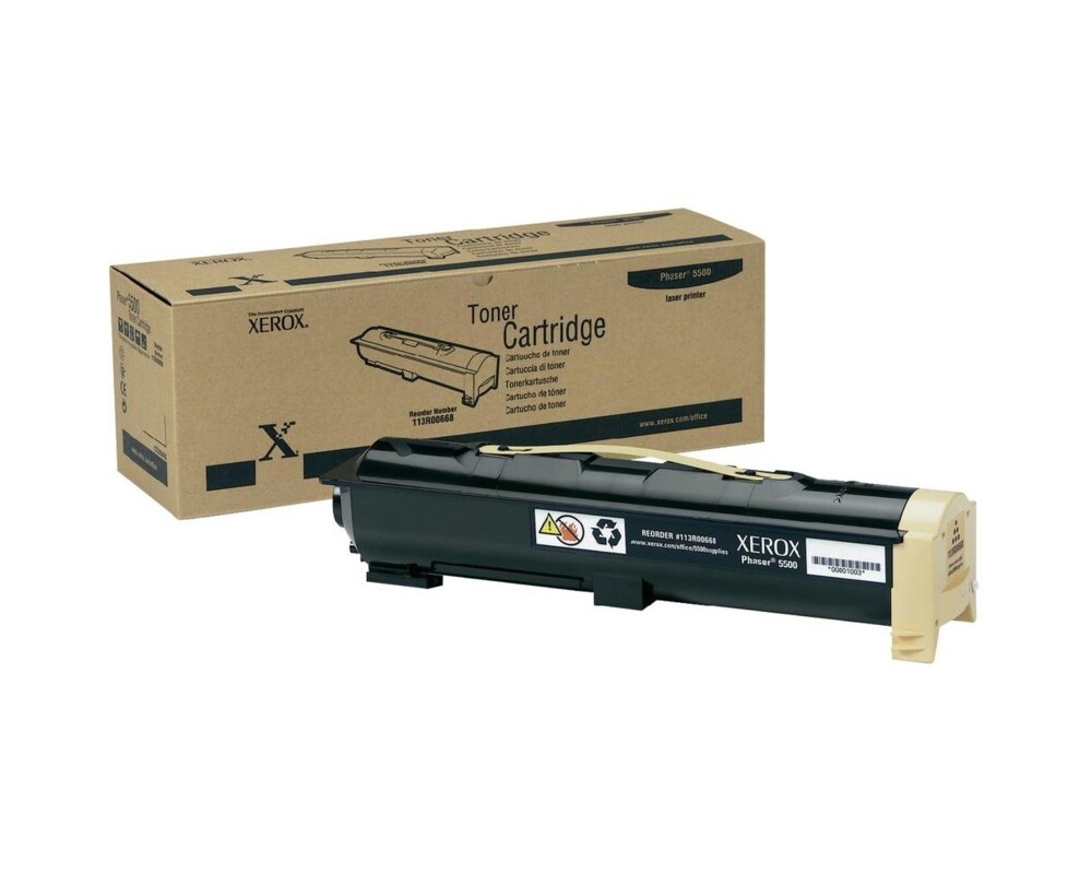Тонер за принтер XEROX Phaser 5500 toner black standard capacity 30.000 pages 1-pack 113R00668 2