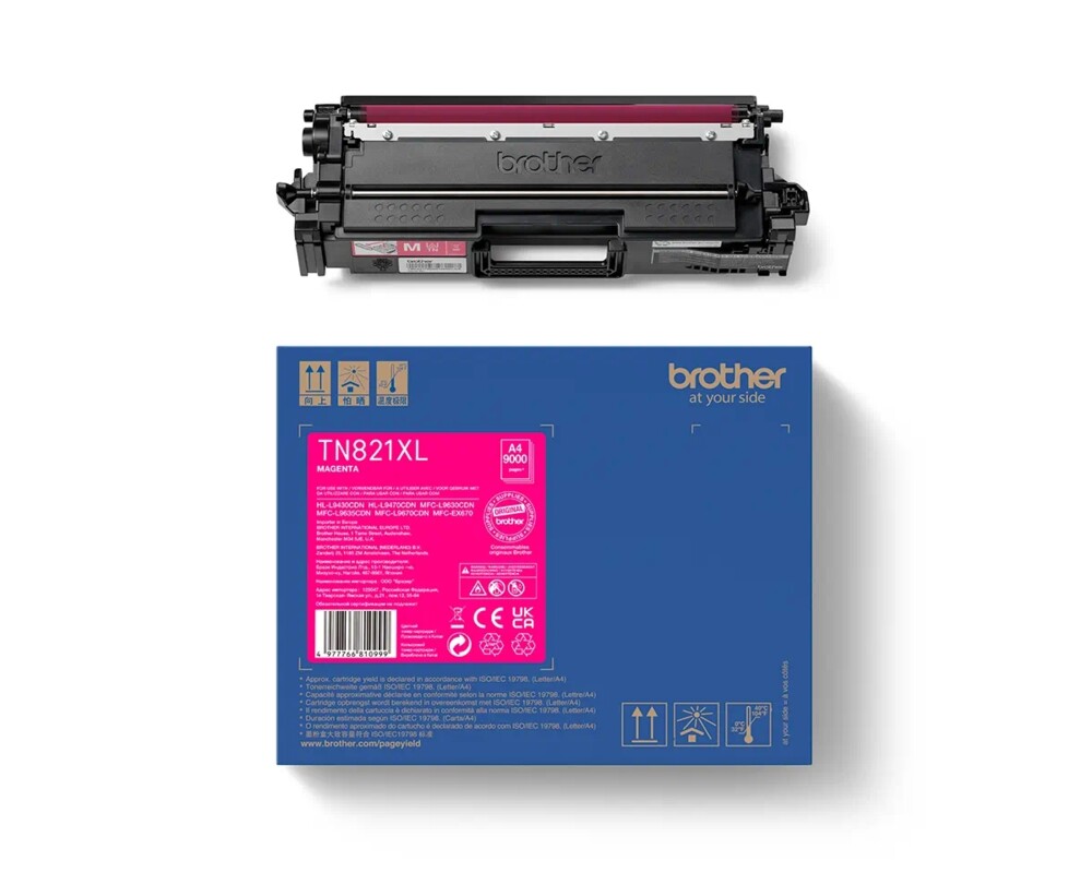 Тонер за принтер BROTHER TN-821XLM Super High Yield Magenta Toner Cartridge for EC Prints 9000 pages 5
