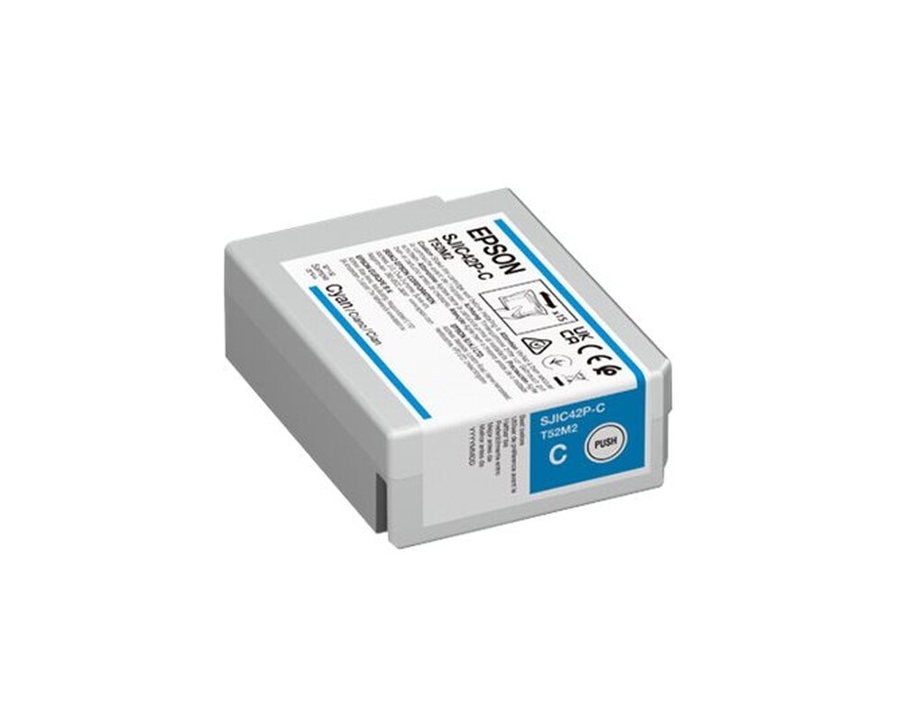 Мастило EPSON SJIC42P-C Ink cartridge for ColorWorks C4000e Cyan 2