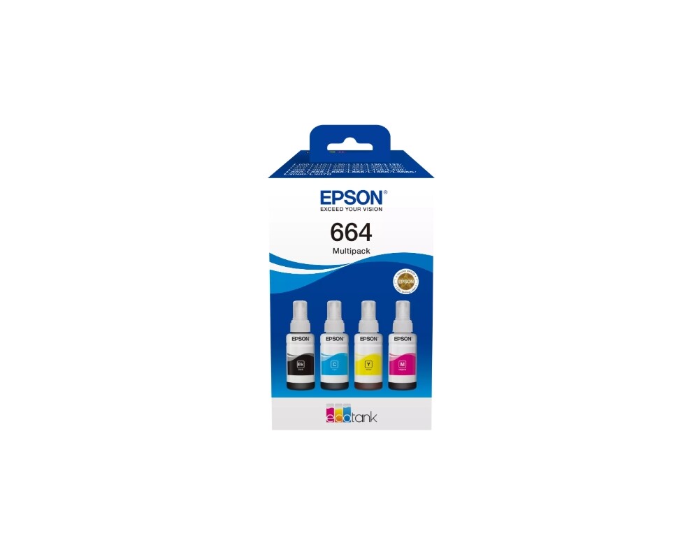 Мастило EPSON 664 EcoTank 4-colour Multipack 2