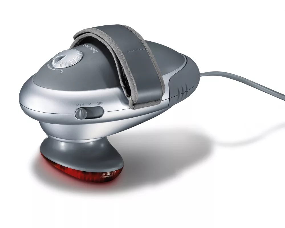 Масажор Beurer MG 70 infrared massager; Tapping massage; 2 function levels; 2 interchangeable massage attachments; removable handle 2