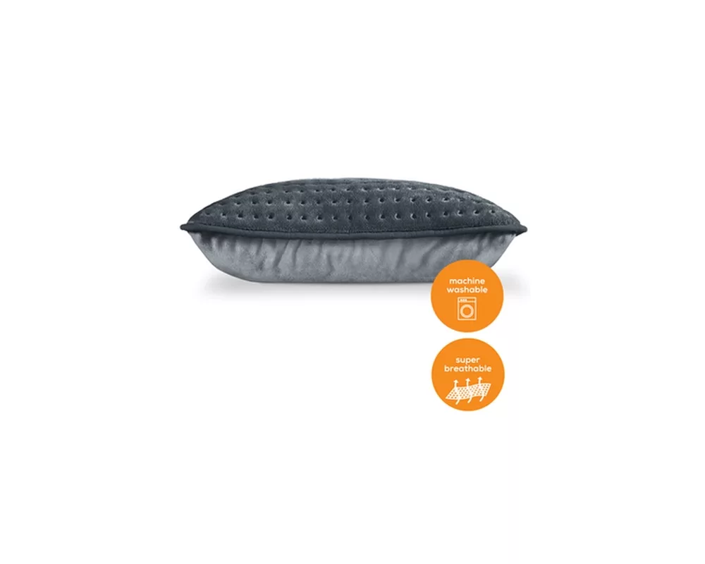 Термоподложка Beurer HK 48 Cosy Heat Pad; 3 temperature settings; auto switch-off after 90 min; washable on 30°; reversable cushion; with inner pad; removable switch; fleece fibre; 40(L)x30(W) cm 2