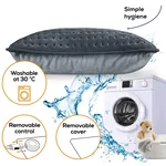 Термоподложка Beurer HK 48 Cosy Heat Pad; 3 temperature settings; auto switch-off after 90 min; washable on 30°; reversable cushion; with inner pad; removable switch; fleece fibre; 40(L)x30(W) cm 8