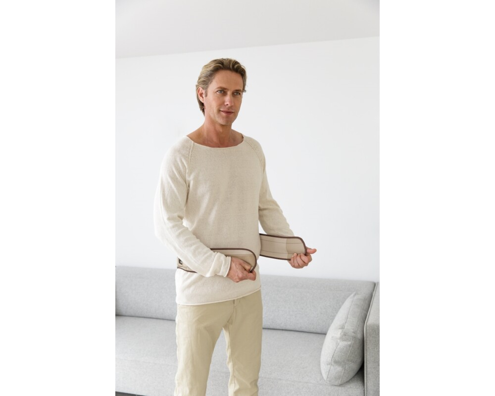 Термоподложка Beurer HK 72 To Go Wireless Heated Belt ; 4 temperature settings; auto switch-off after 90 min; washable on 30°; battery life 4 hours;125(L)x18(W) cm 4