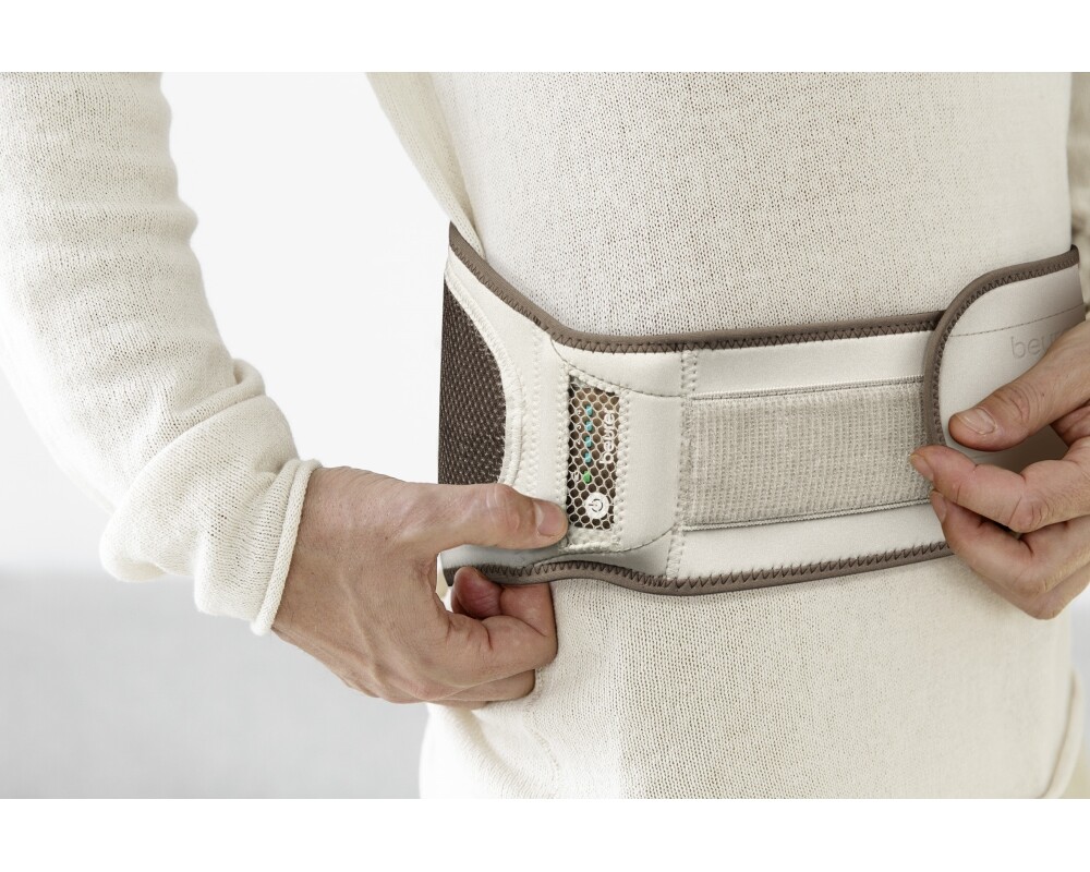 Термоподложка Beurer HK 72 To Go Wireless Heated Belt ; 4 temperature settings; auto switch-off after 90 min; washable on 30°; battery life 4 hours;125(L)x18(W) cm 5