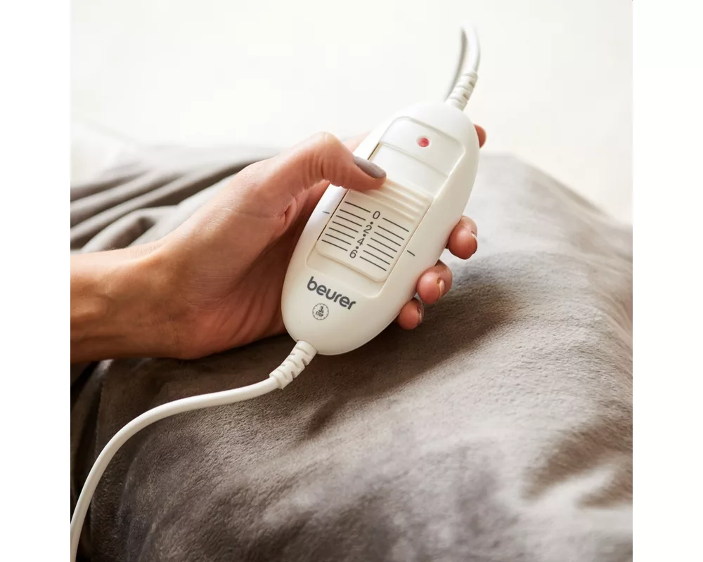 Термоподложка Beurer HD 75 Cosy Taupe Heated Overblanket; 6 temperature;auto switch-off 3 hours; removable switch; washable at 30° 3