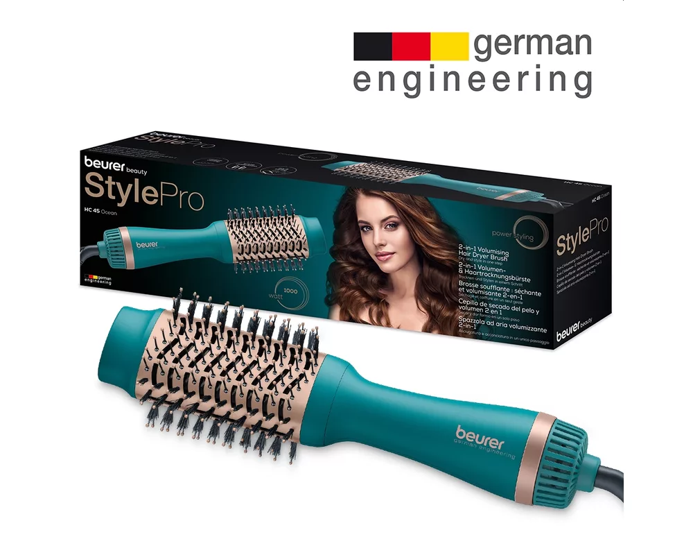 Електрическа четка за коса Beurer HC 45 Ocean 2-in-1 volumising hair dryer brush 8