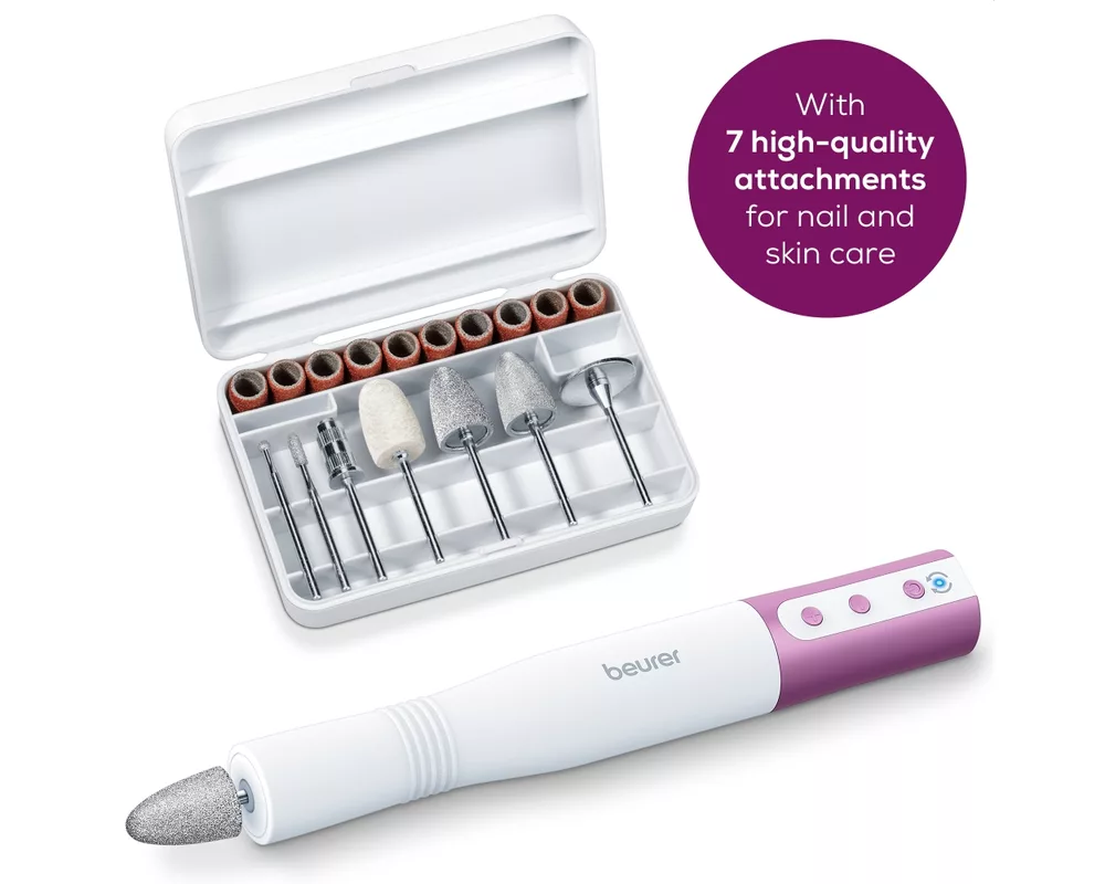 Уред за маникюр и педикюр Beurer MP 52 Manicure / pedicure set; 7 attachments; adjustable speed; left/right rotation; speed 6 2