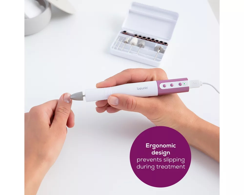 Уред за маникюр и педикюр Beurer MP 52 Manicure / pedicure set; 7 attachments; adjustable speed; left/right rotation; speed 6 3